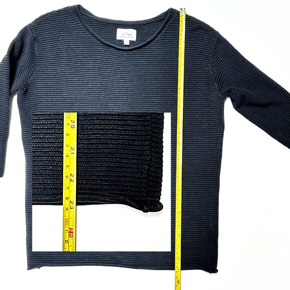 Wilfred Silk/Cashmere Blend Ribbed Sweater - Picture 11 of 12